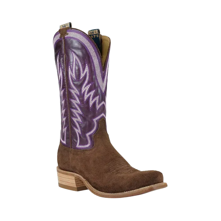 Hyer Men's Culver Boots-Chestnut/Eggplant