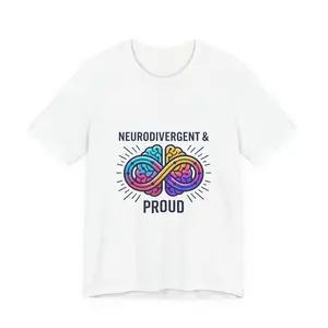 Neurodivergent & Proud Tee | Autistic Pride, Neurodiversity Affirming