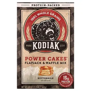 Kodiak Cakes Power Cakes®, Flapjack & Waffle Mix, Buttermilk, 20 oz (567 g)