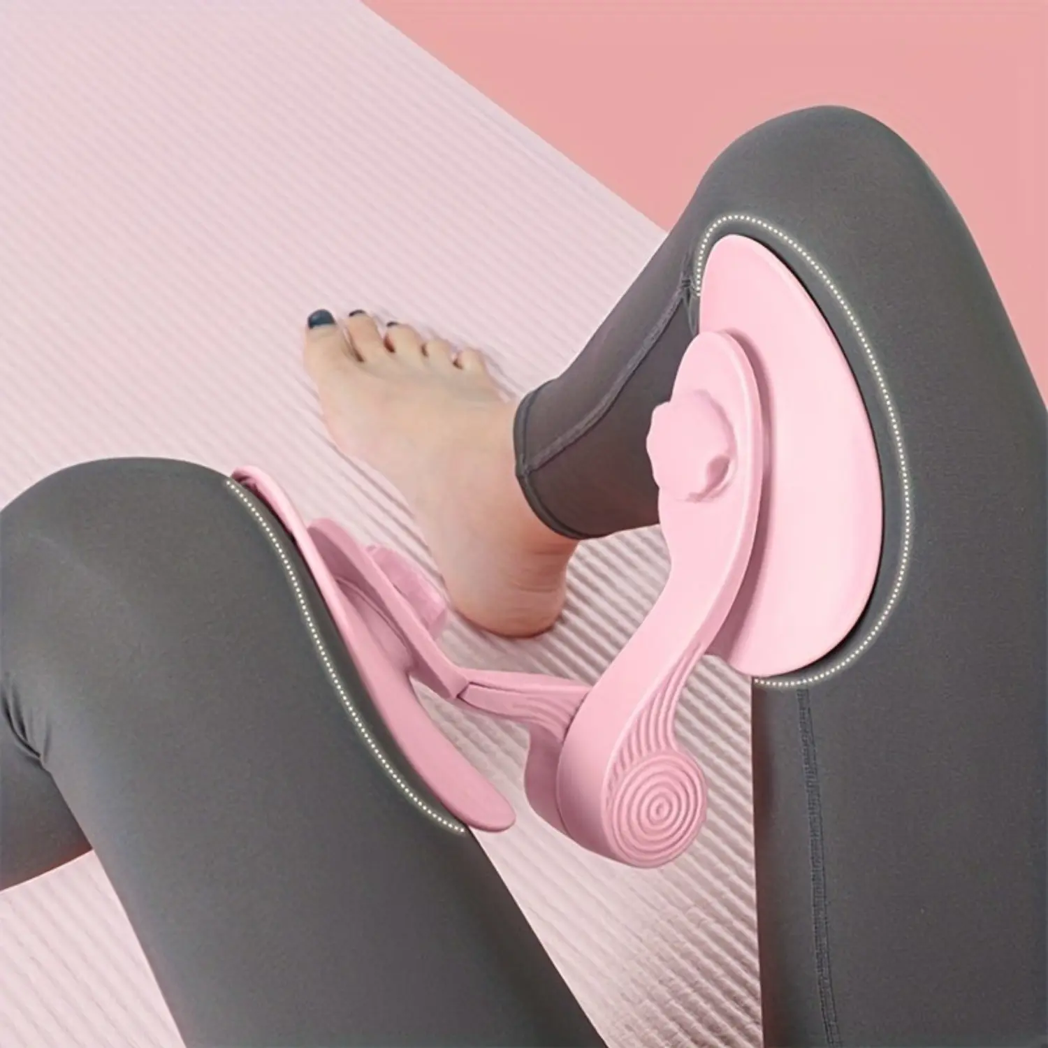 Pelvic Floor and Thigh Trainer Women Men, Non-Electric ABS Material for Inner Thigh Shaping, Pubic Bone Strengthening, Core Exercise Equipment for Home Workout