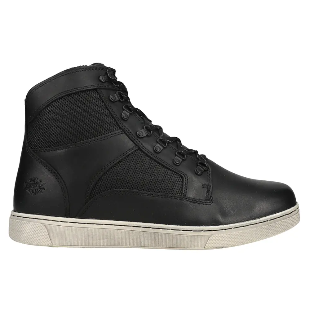 Harley-Davidson Footwear Mens Dixson Riding High Lace Up Sneakers Shoes Casual - Black