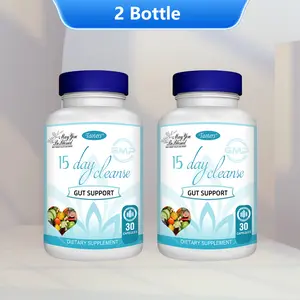 2 Bottle,15 Day Cleanse Gut Support