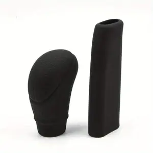 Car Shift Gear Head Knob Cover, Car Auto Universal Silicone Shift Gear Head Knob Cover, Hand Brake Covers Sleeve Case Skin Protector, Universal Car Interior Accessories, Automatic Shift Knob, Shift Lever Cover, Automotive