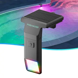 Poolhacker Poolside Solar light, Solar Light for Swimming Pool, above ground pool and In ground Pool  Decorative  Lighting summervibes