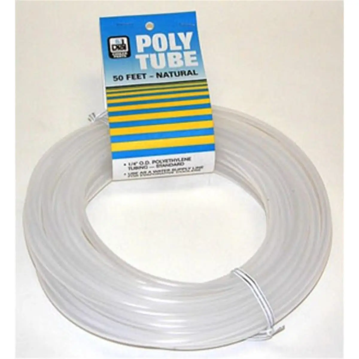 Dial Manufacturing Corrugated Discharge Hose, Flexible Polyethylene Water Pipe for Coolers & Boating, 0.5" x 100', 0.5 In