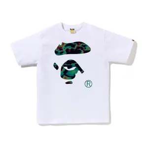 991771 BAPE Thermography Ape Face Tee White