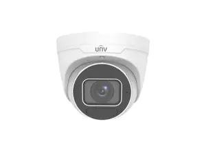 Uniview IPC3638SB-ADZK-I0 8MP Smart IR WDR 3D-DNR Outdoor Network Ultra 265 PoE Eyeball Camera with 2.8 up to 12mm, Automatic Focusing and Motorized Zoom Lens, Metal