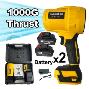 Thrust Electric Turbo Jet Blower Brushless Motor Handheld Air Duster Fan Home Dust Clean, Snow/Leaves Car Dryer, Garden Courtyard Outdoor Use Tool