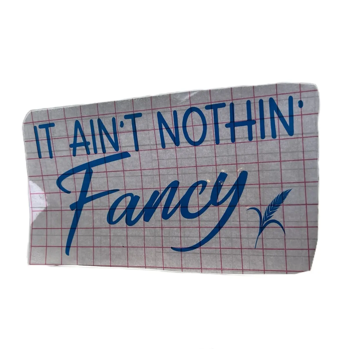 Nothin Fancy Decal, Stickers, Decals Car Stickers