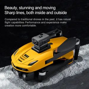 2026 NEW Drone！！！！  [ YellowV168 Max-Ultra version ], 5G/GPS/front 4K HD PTZ camera, 4.5inch screen remote controlquadcopter, brushless motor, GPS return, gesture control,360S crolling, dual lens, foldable design, 7874.02inch range and 787.02inch height,