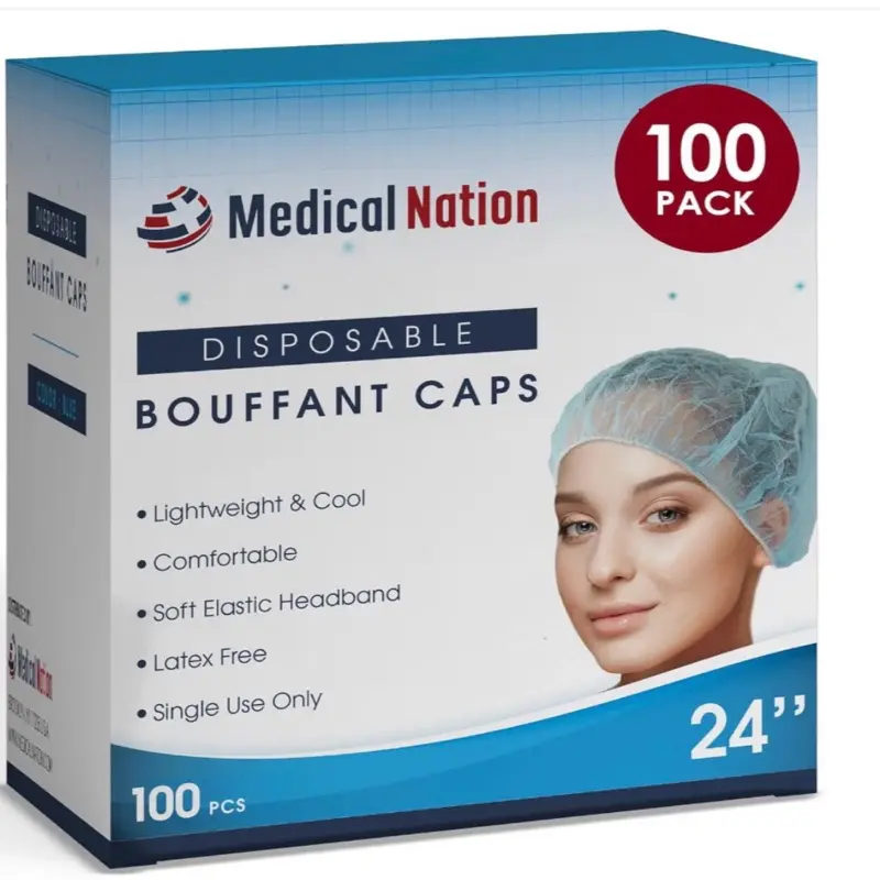 Disposable Bouffant Hair Caps