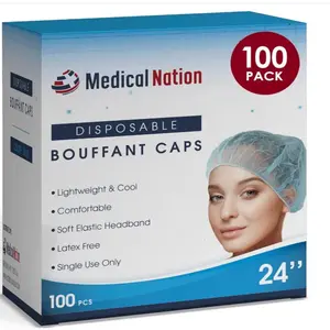 Disposable Bouffant Hair Caps