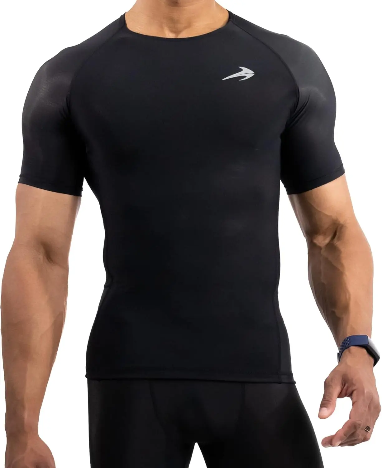Men's Compression Shirt - Performance Base Layer for Athletic Training, Running, and Workouts, Moisture-Wicking Dry Fit Design CompressionZ