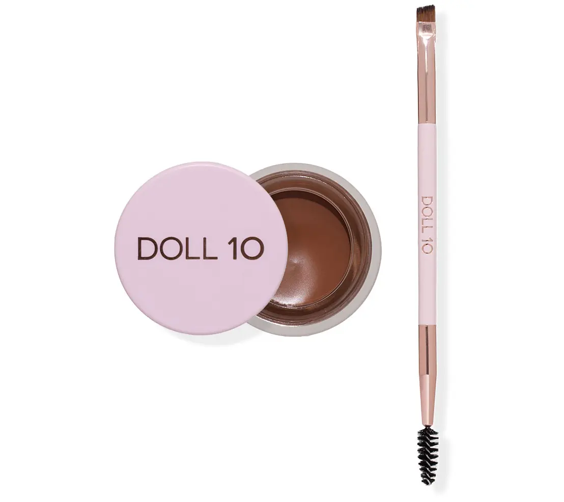 Doll 10 Brow Remedy Deep Conditioning Brow Defining Pomade w/ Brush