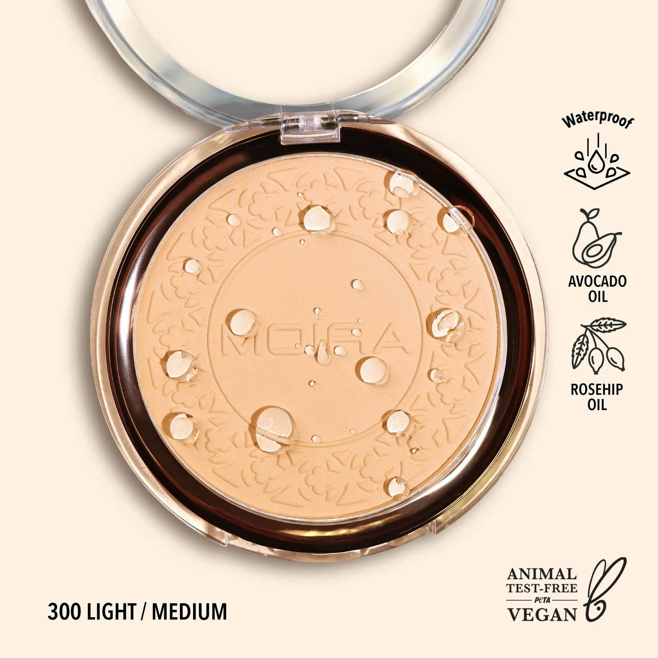 Moira Soft Focus Waterproof Setting Powder - Light/Medium