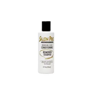 Salon Pro Glue Residue Remover Shampoo, 4 oz Unisex Hair Care Cleanser - Bonds with Bonding Glue, Aids Hair Management, Doubles as Conditioner