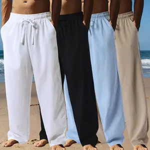 Men's Casual Pants Set - Soft, Breathable, Relaxed Fit Lounge Pants with Drawstring Waistband, Suitable for Home, Office, Vacation - Everyday & Formal Wear - Easy Care