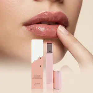 Moisturizing Tinted Lip Balm, Truthful 03# Pink-Brown, Plumping Gloss Finish, Non-Drying & Nourishing, Sheer Natural Color, Soft Matte-Shine Hybrid, Effortless No-Makeup Makeup Look, Smooth Application