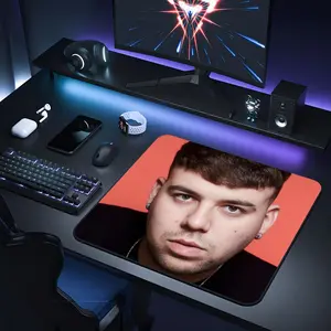 Rapper Quevedo Mouse Pad Gaming Laptops Keyboard Mat Deskmat Pc Accessories Desk Protector Mousepad Gamer Mats Anime