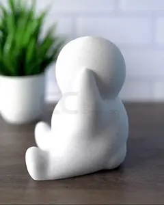 Chunky People 01 - Custom Figurine in Stone Marble Plastic