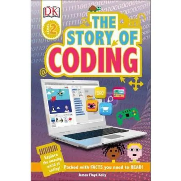 USED Book - DK Readers L2: Story of Coding by Kelly, James Floyd (Hardcover) - english