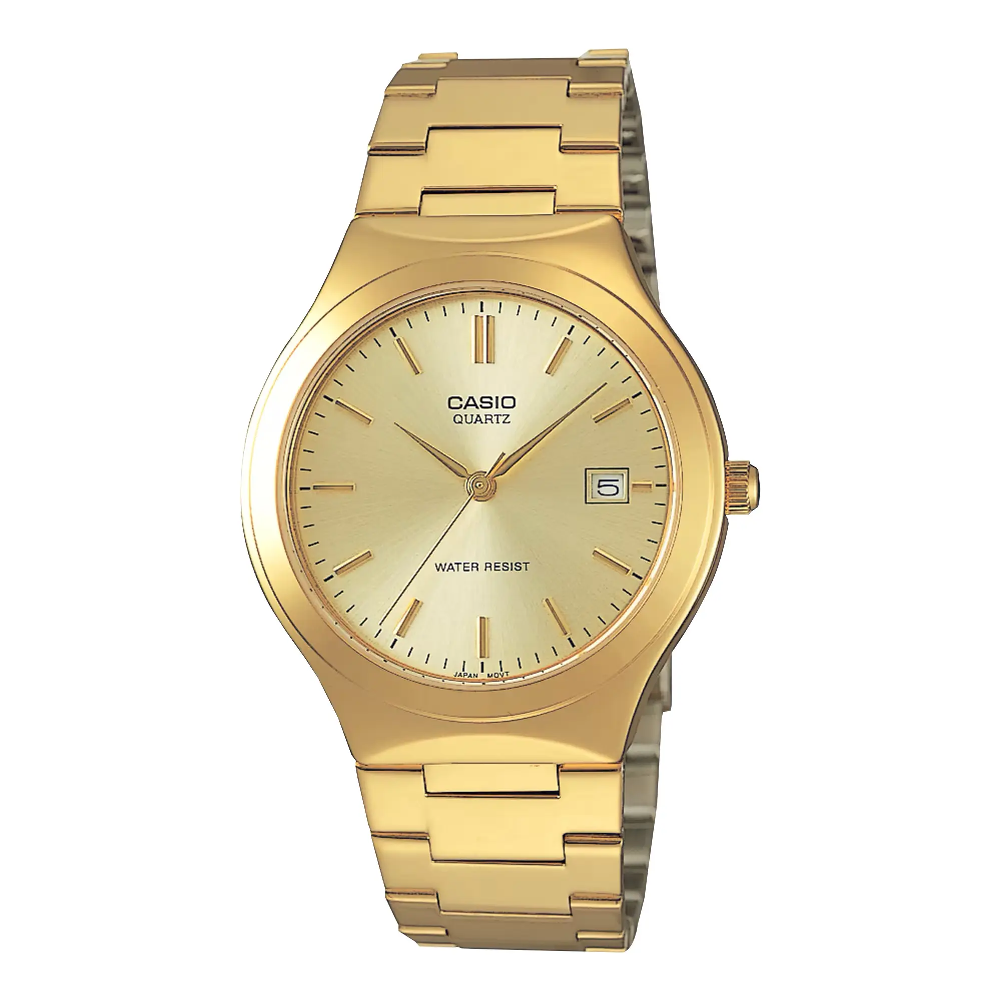 Casio Men’s Gold Stainless Steel Watch with Champagne Dial - MTP-1170N-9A