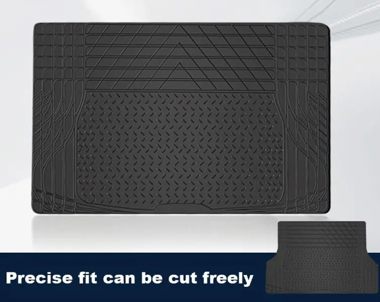 Universal Trimmable PVC Protection Mat, All Weather Anti-Slip Waterproof Floor Liner, Multi-use Pad for Vehicle Garage Storage 47.2" x 31.69"