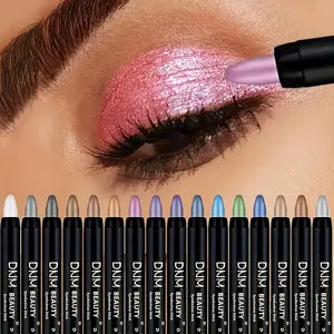 16 Color Shimmery Eyeshadow Stick Set, Waterproof Long-lasting Eyeshadow Pencil with Mix-tone Palette, Pearlescent Glitter Eye Makeup, Smooth Powder Texture for Glamorous Makeup Effects, Glam Pack Glitter, Shimmer Pigment Palette, Cosmetic