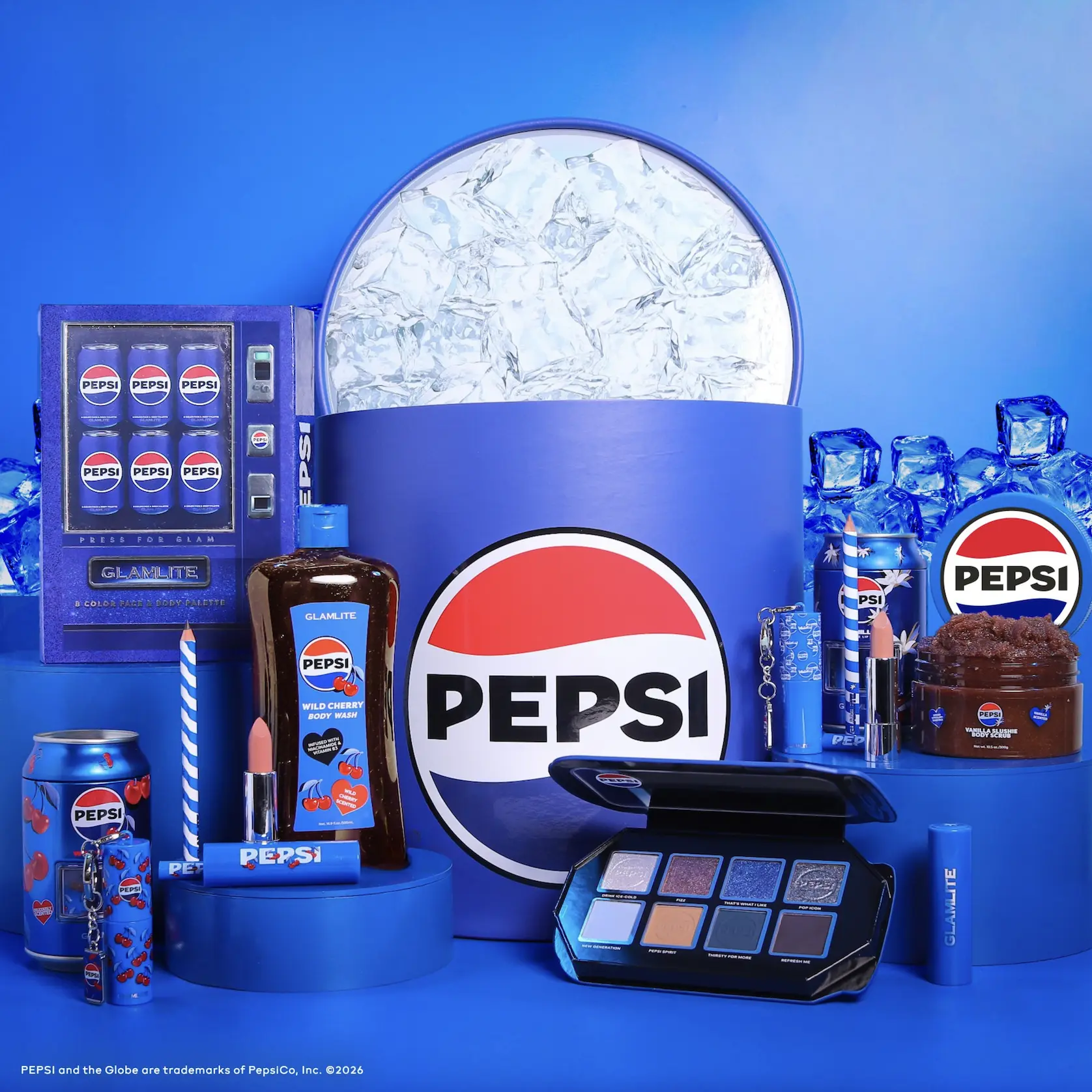 Pepsi x Glamlite Makeup Set