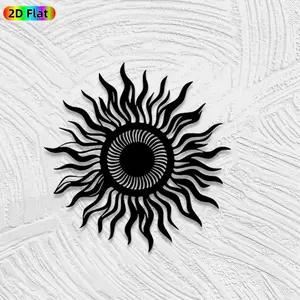 1pc Sunburst Metal Wall Art,Sunburst Statue Mural, Ideal Gift for New Year, Easter, Sun Decor Enthusiasts, Weather-Resistant Metal Wall Decor Wall Sculptures, Perfect for Outdoor Wall & Garden Fence Enthusiasts