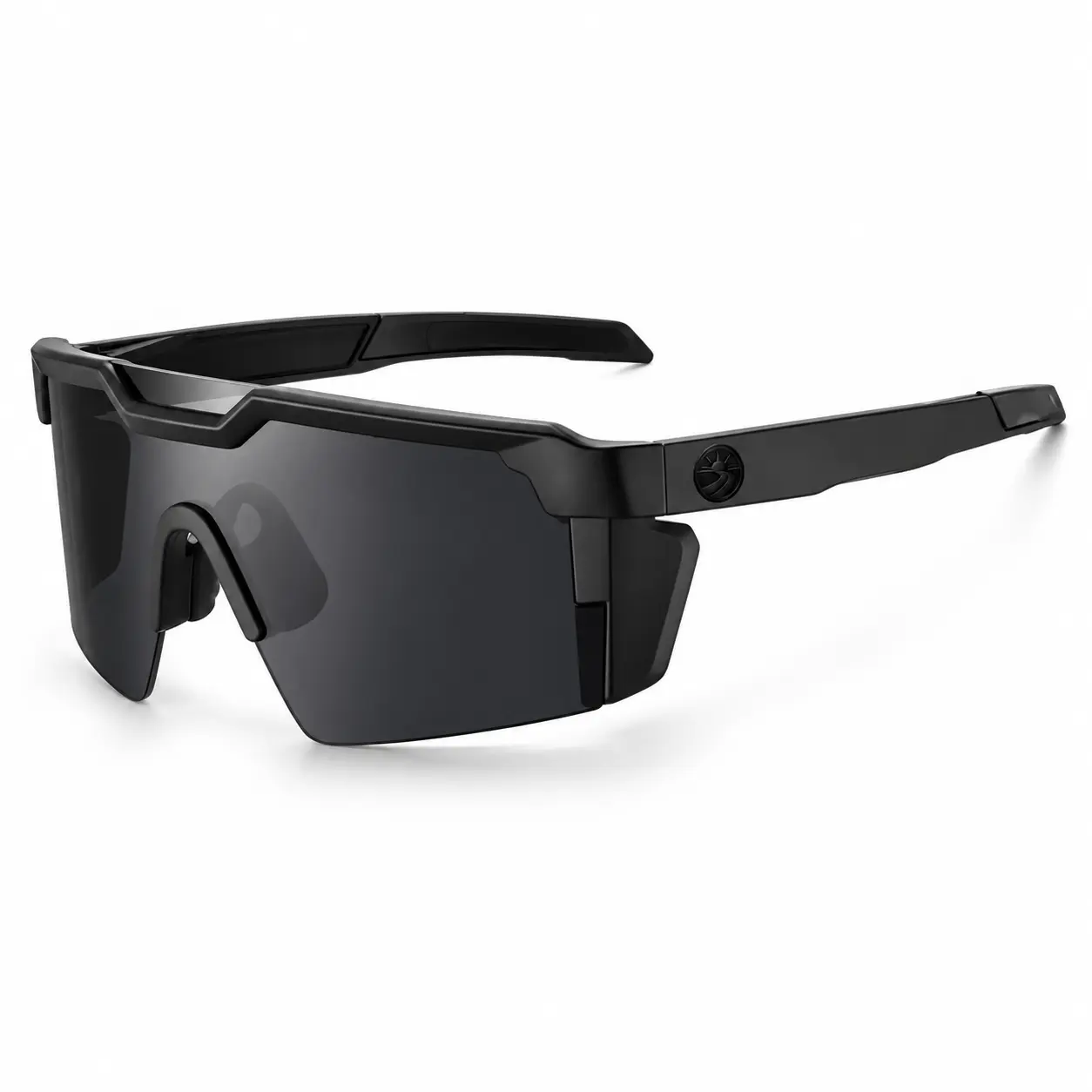 Z87 Safety Glasses for Men, Photochromic UV400 Protective Sunglasses, Clear Frame Wraparound Sports Eyewear for Cycling, Driving, Outdoor Work & Everyday Use