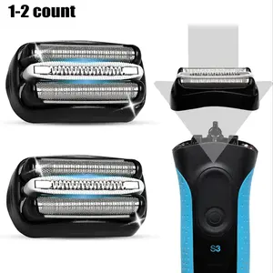 1-2 Conuts For Braun Series 3 32B 32S 21B Electric Shaver Head Accessories Smooth Knife Net Membrane 301S 310S 320S 340S 360S 3040S 3010s 3050cc