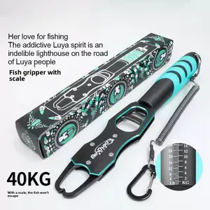 Fish control device with scale Multifunctional pliers set Fish clamp Fishing pliers Extended control large object Fish clip stuff