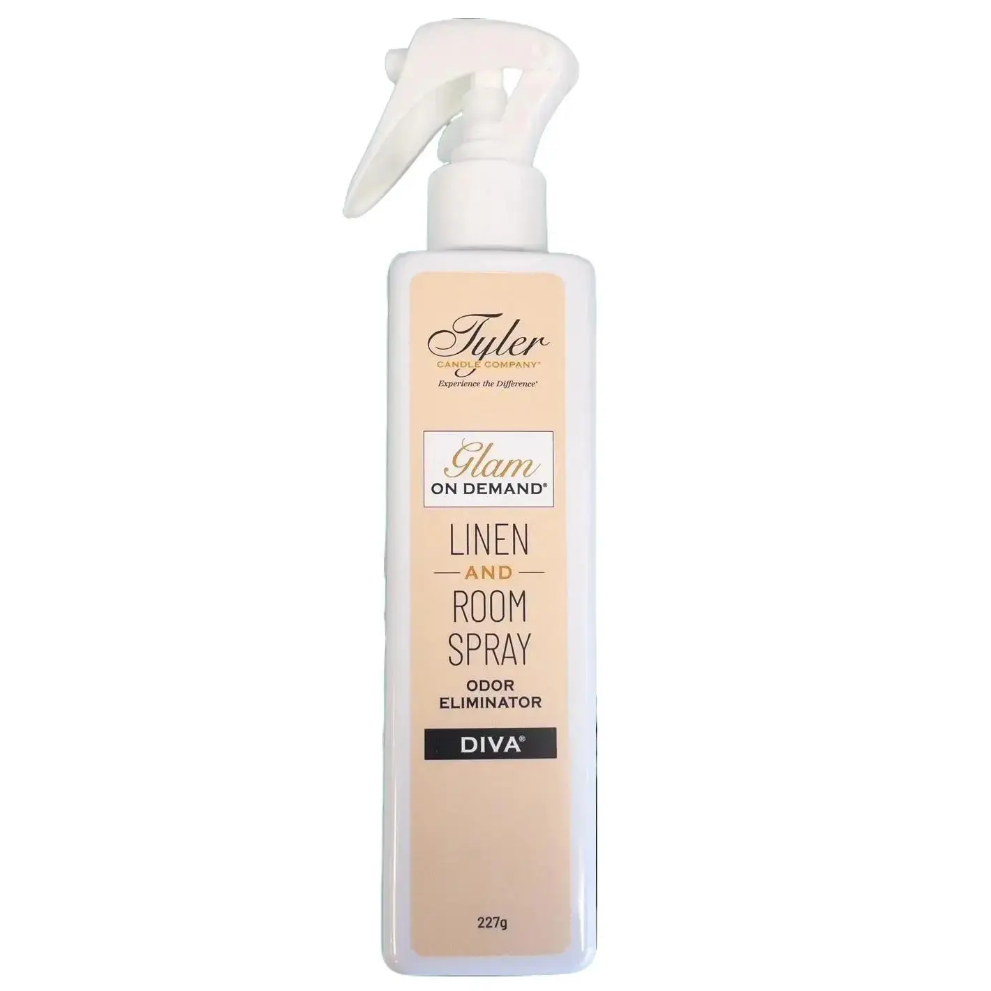 Tyler Candle Company Diva Linen & Room Spray - 8oz/227g Single Unit General Home Aromatic Fragrant Room Spray, Flower, Fruity, Chocolate Scent Freshener for Indoor Odor Control
