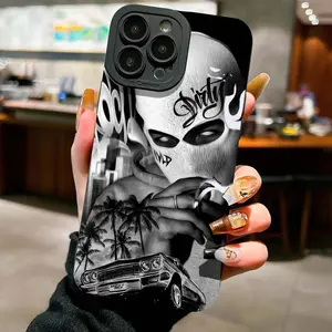 Street Style Phone Case for Men, Compatible with iPhone 16 11 12 13 14 15 Pro Max Plus XR, Durable Tpu Material, Perfect Gift for Teens & Kids