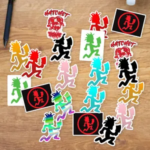Stickers Pack 20 Pcs Hatchet Laptop Man Skateboard Vinyl Bumper Aesthetic Luggage Car Bike Guitar Colorful Waterproof Bottle Water