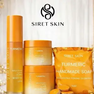 Turmeric mini glow skincare set