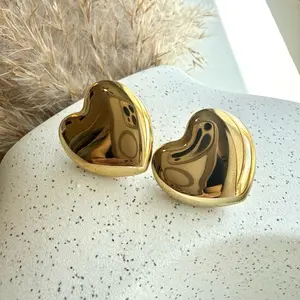 Chunky Heart Earrings