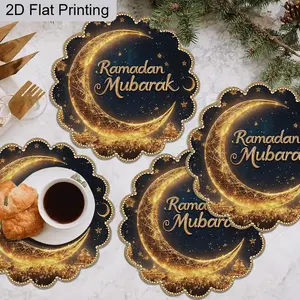 Ramadan Dining Set, 4-Piece Tableware Collection, Elegant Ramadan Decor, Functional Dinnerware, Perfect Gift Idea