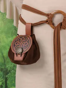 1PC Medieval Renaissance Belt Bag, Viking Retro Fanny Pack Portable Casual Waist Bag Coin Pouch Halloween LARP Cosplay Costume Accessories