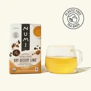 Numi Dry Desert Lime™ Organic Herbal Teasan Refreshing Citrus Delight Plastic Free Tea Bags