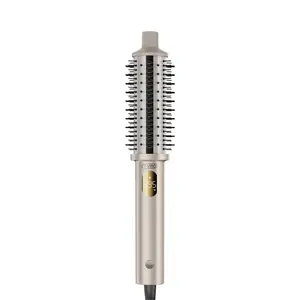 TYMO STYLUX PRO 1.5-Inch Thermal Brush 2-in-1 Hair Straightener and Curler for All Hair Types with 800M Negative Ion Output, 5 Temperature Settings and Dual Voltage, Black Friday Women Gift, Gift Baskets Ideas fathersdaygift