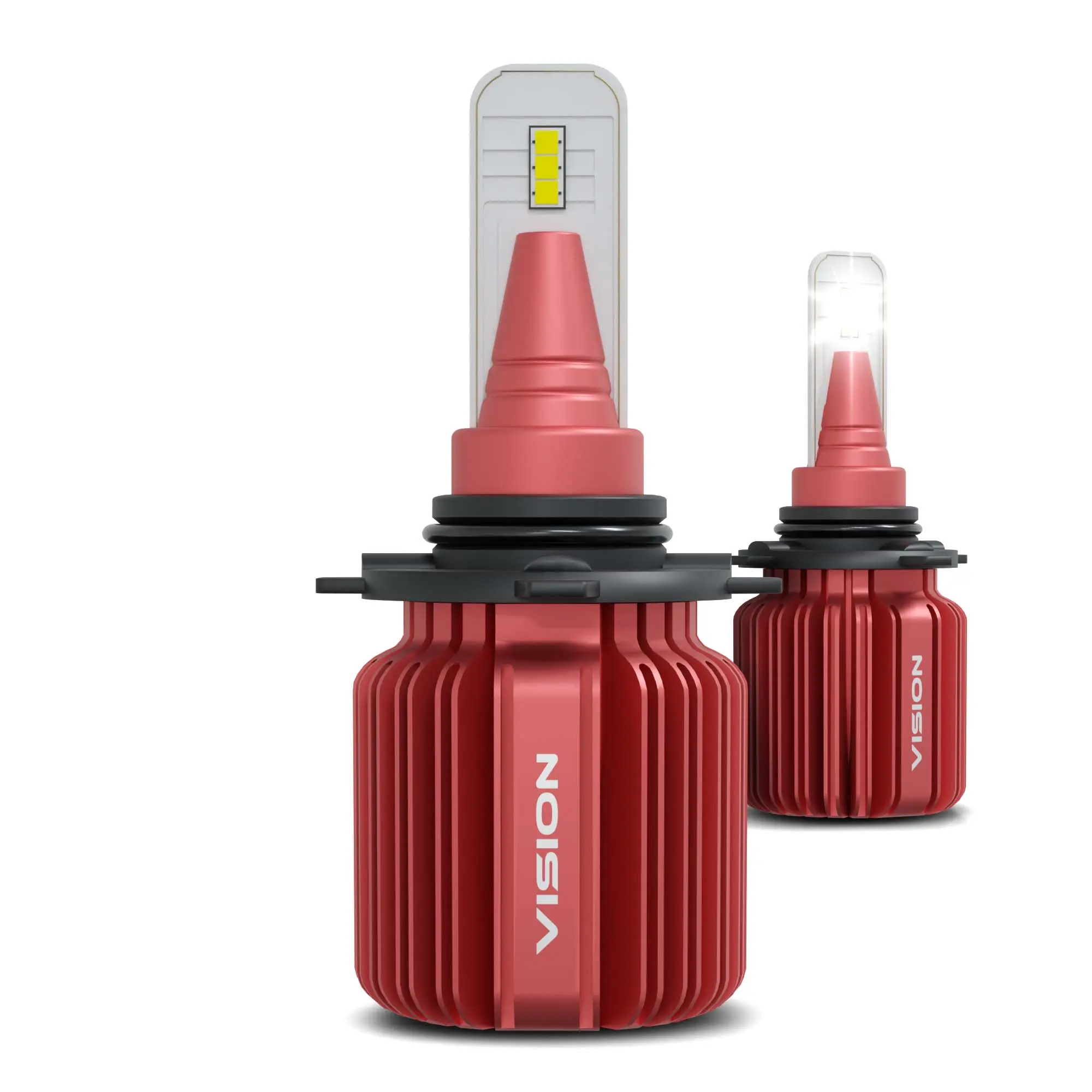 VISION 9006 CSP High Lumen Headlight Conversion Kit - 2 LED Headlight Bulbs, 6500K White, 5000 lm Kit, 60W/Set (30W/Bulb), 360-Degree Solid Beam, Heat Protection, Multi-Vehicle Plug-and-Play LED Light for Agricultural Vehicles