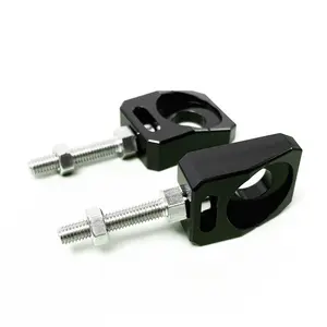 Aluminum Alloy Chain Regulator For Surron Light Bee X S Axle Block for Segway x260 x160 AXLE Bolt Nut Motorcycle E-bike Off-road Accessories