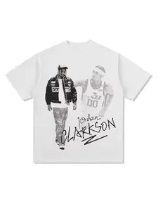 Curry, Paul, George, three ball Kobe, Chichi, Rose, Harden, James, Irving, summer men's short sleeved round neck printed T-shirt, fashionable retro casual sports T-shirt, suitable for both men and women, suitable for all seasons, couple style