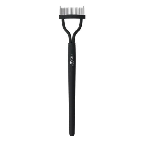 Eyelash Comb Eyelash Separator Mascara Applicator Black 1PCS with Comb Cover, Designed for Cosmetic Brushes Tool Makeup Smooth