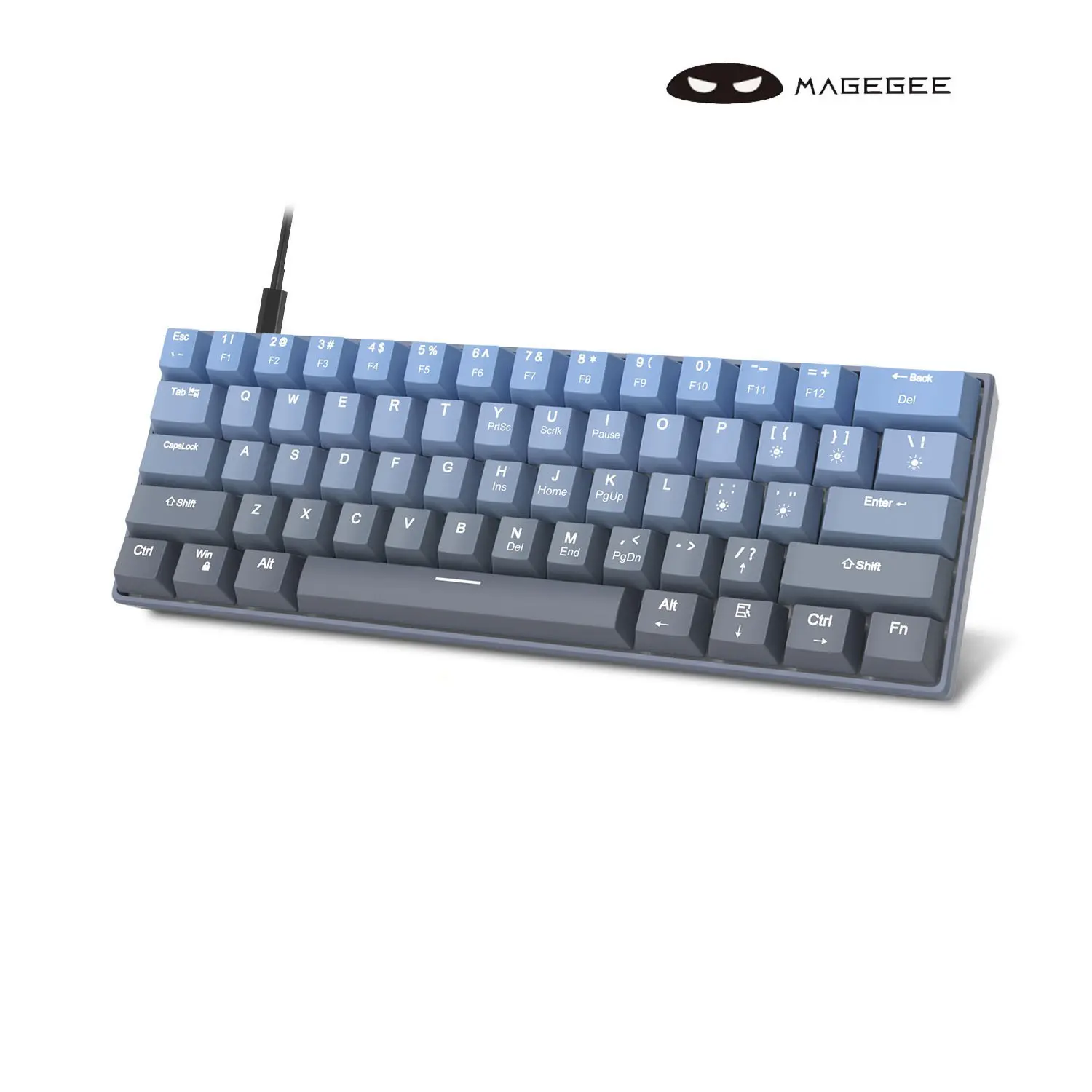 Magegee Portable Mechanical Gaming Keyboard, Pc Accessories Gaming, Backlit Keyboard, Lighted Mechanical Keyboard, Wired Mechanical Keyboard, Compact Design with Hot Swap Switch, Ideal for Windows MAC PC Laptop Users
