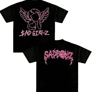 Junior H Sad Girlz Pink T-shirt Print Unisex Sad Boyz Merch, Gift For Fan, For Everyone, Fashion Cotton, Full Colors, Full Sizes, For Men, For Women