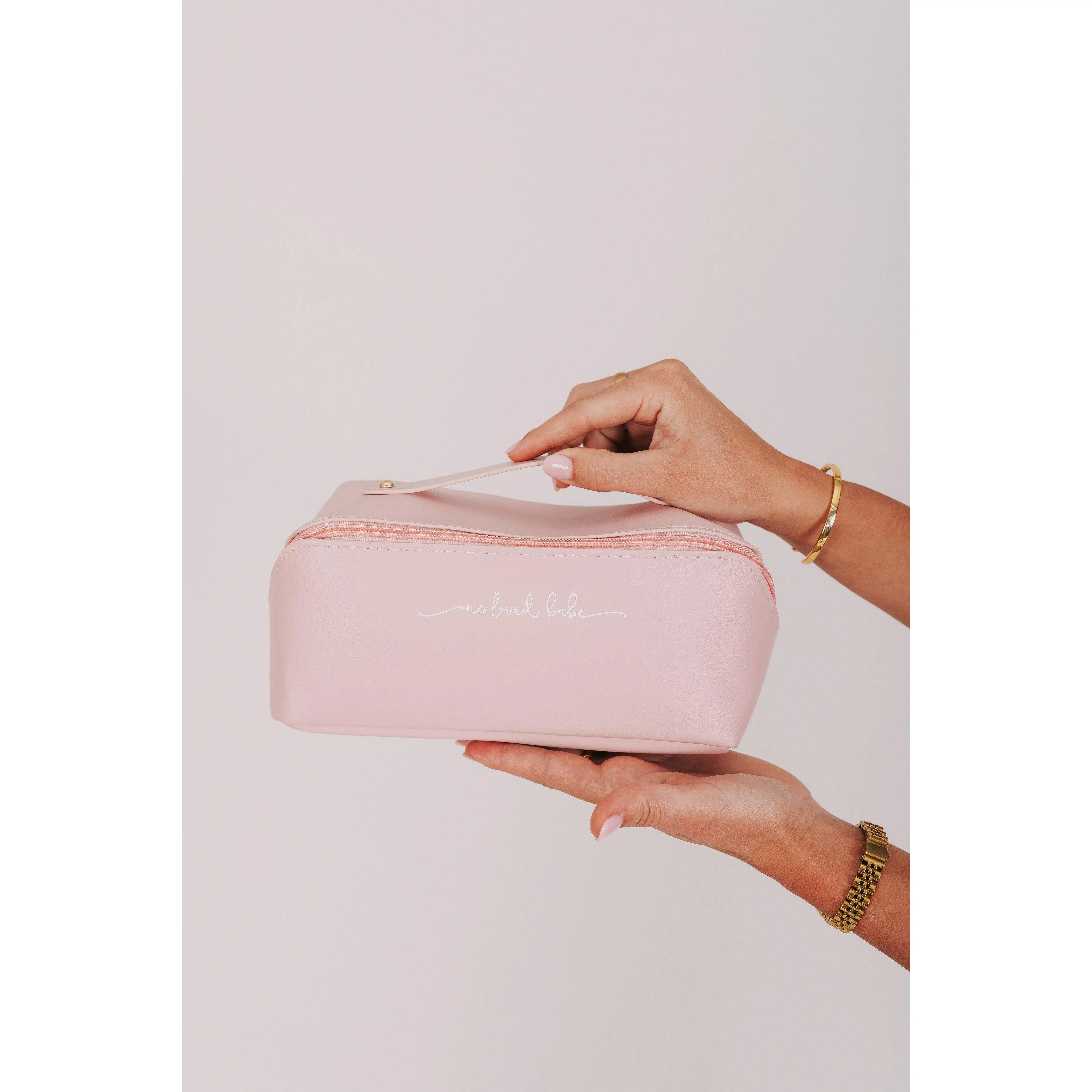 OLB Logo Makeup Bag (2 Colors Available) - Purse Makeup Pouch, Cosmetic Travel Organizer, Beauty Storage for Trips, Makeup Pouch For Purse, Cosmetic Travel Bags