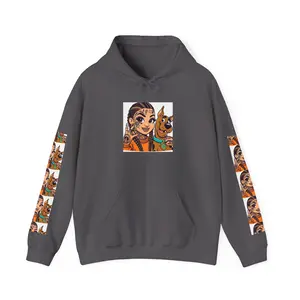 Girl with Scooby-Doo Hoodie | Cartoon Character Pullover